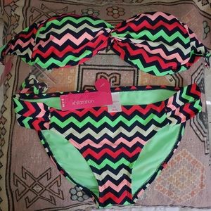 Target Strapless Bikini Set NWT